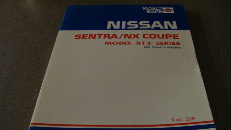 1991 nissan sentral nx coupe model b13 series product bulletin vol. 220
