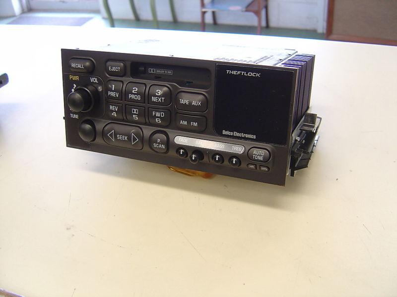 Mid-late 90s gmc, chev pkp, yukon, tahoe  am-fm cass, delco 16255435 