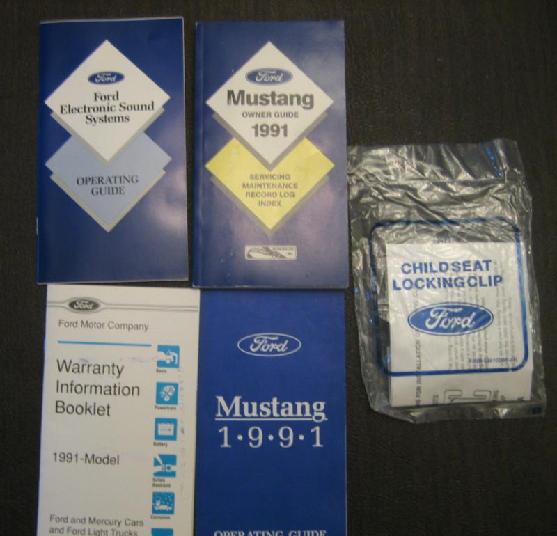 1991 ford mustang owners manual