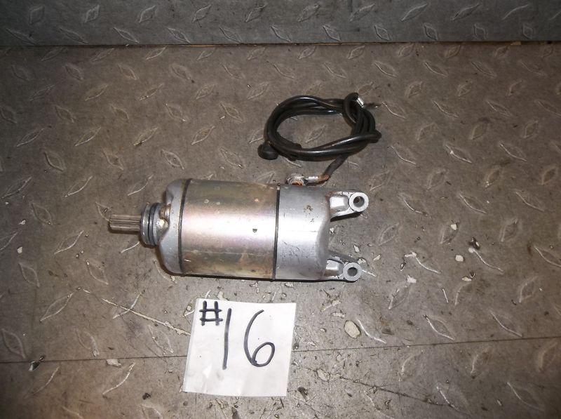 #16 2005 kawasaki kfx 700 kfx700 starter motor *