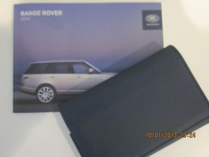 2014 range rover hse lr-v6 supercharged full size owners manual & sales catalog 