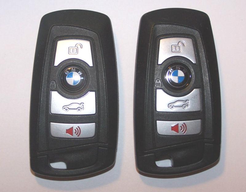 Lot of 2 bmw smart key keyless remote fobs 