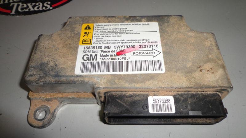 2008 Chevrolet Malibu Classic air bag module 15835180, US $85.00, image 2
