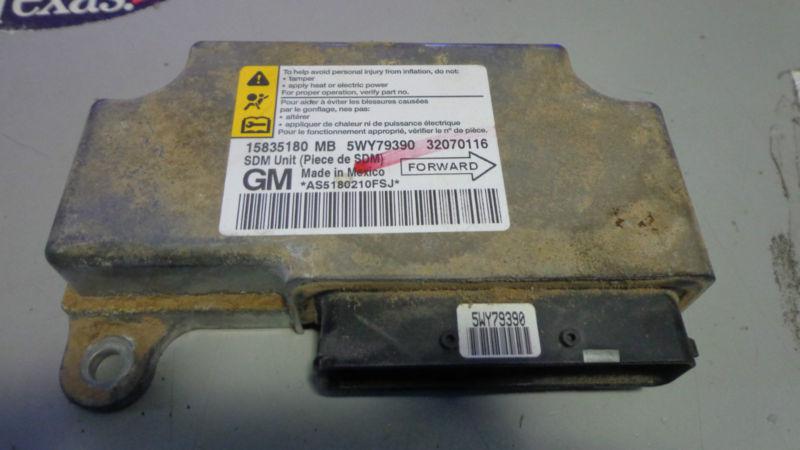 2008 Chevrolet Malibu Classic air bag module 15835180, US $85.00, image 3