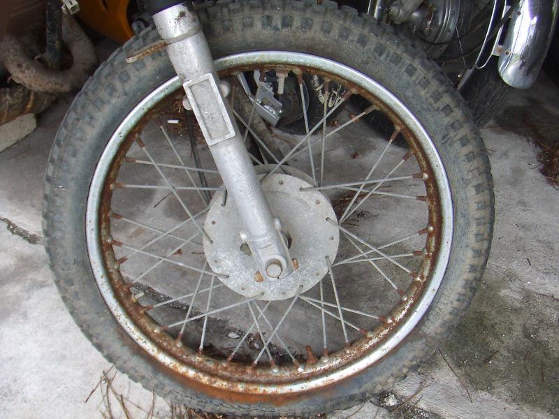 1974 SX 175 Harley Davidson Enduro Parts Bike with original tires on it., US $500.00, image 3