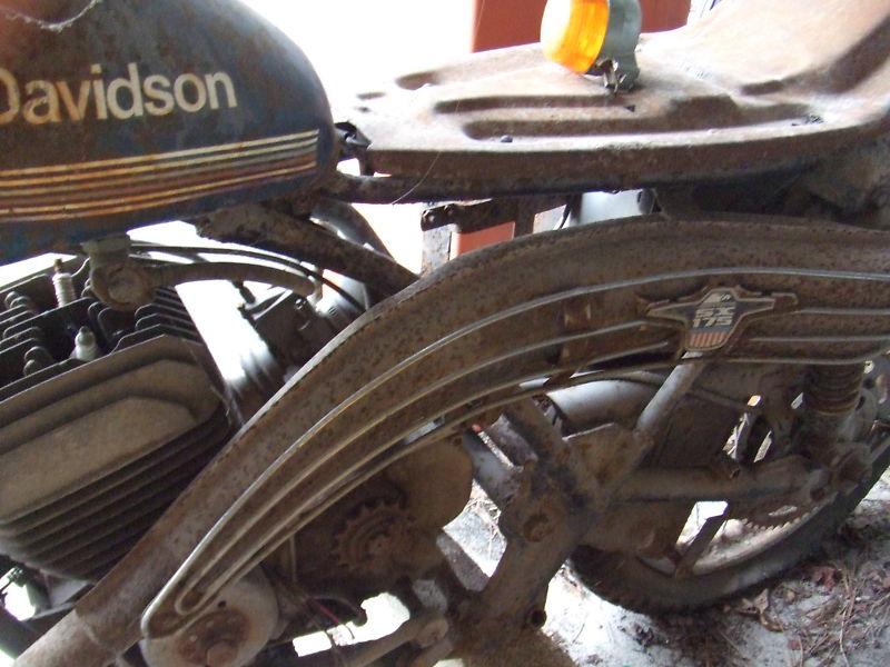 1974 SX 175 Harley Davidson Enduro Parts Bike with original tires on it., US $500.00, image 6