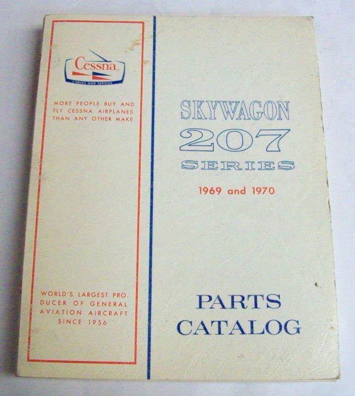 Original cessna 207 series 1969-70 parts catalog