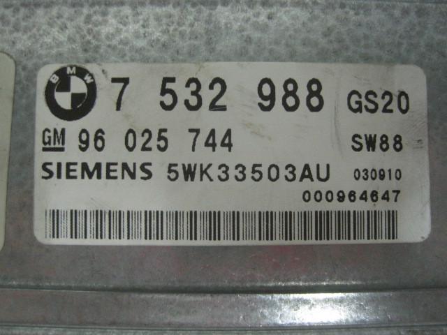 04 05 BMW 330I E46 (EXC. XI) OEM TRANSMISSION CONTROL MODULE COMPUTER 7532988, US $100.00, image 2