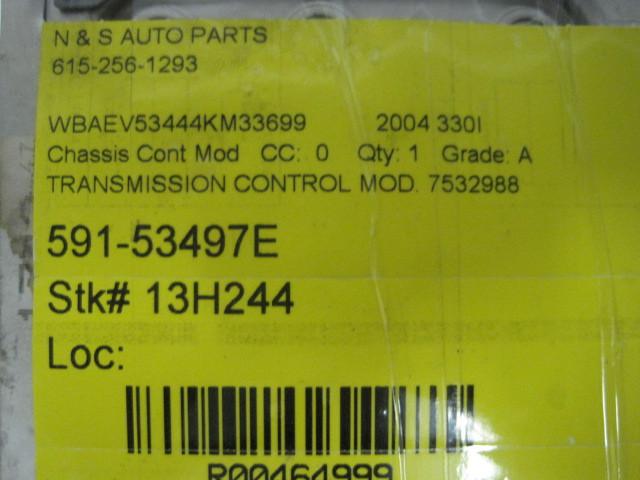 04 05 BMW 330I E46 (EXC. XI) OEM TRANSMISSION CONTROL MODULE COMPUTER 7532988, US $100.00, image 5