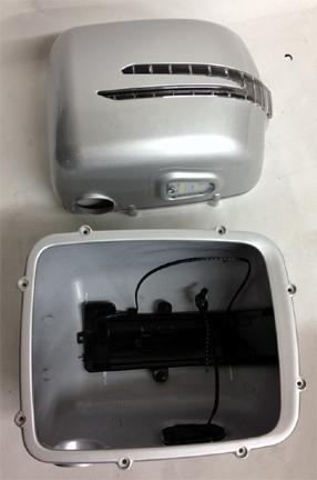 00-02 G63 STYLE G-WAGON W463 MIRROR COVERS WITH LED SIGNALS G500 G55 SILVER 775, US $177.80, image 2