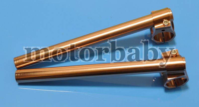 26mm Fork Clip On Handle Bars 1 pair (color Red Copper A), US $43.99, image 2