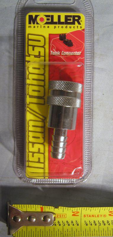Moeller nissan tohatsu boat motor 3/8" barb female fuel line tank connector 