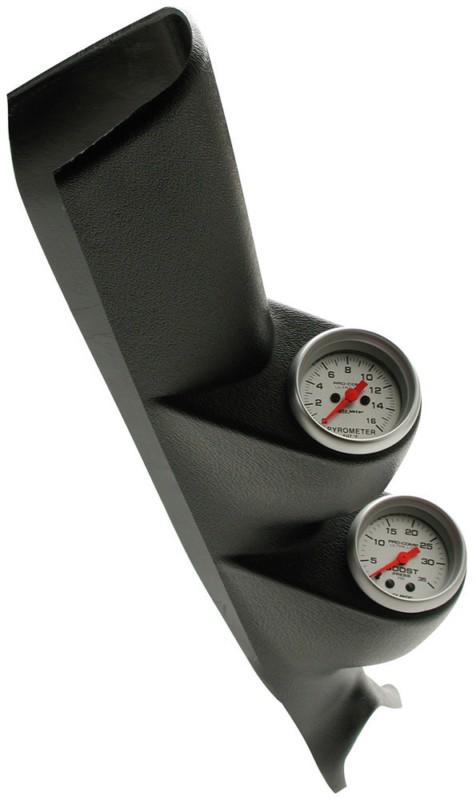 Dual a-pillar mount auto meter 7084 ultra-lite diesel truck analog gauge kits -