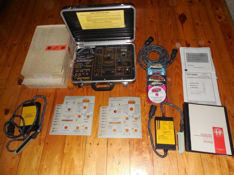 Alfa romeo auto force efi-8400 bosch injection, ignition analyzer, tester, tools