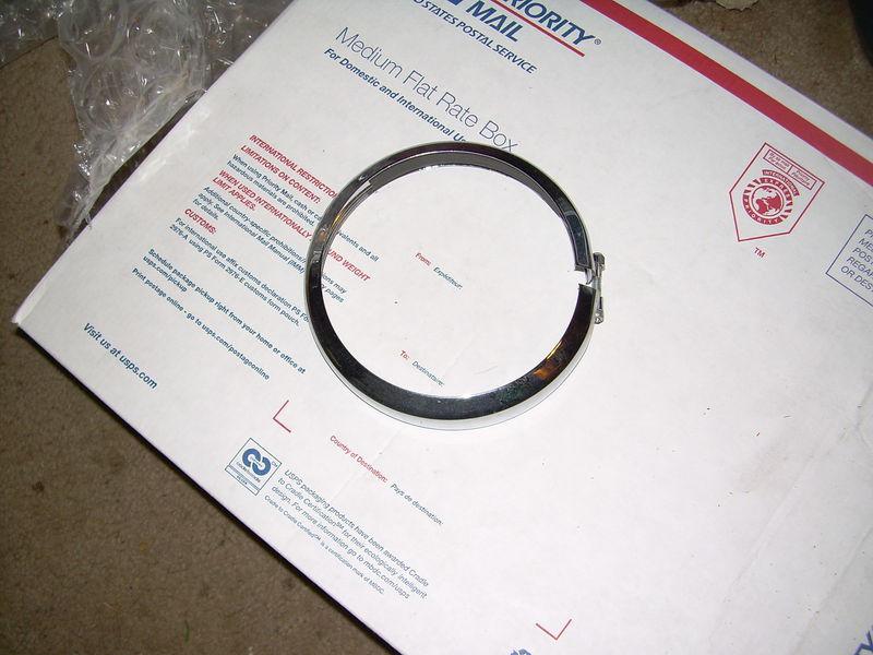 Harley-davidson chrome head light ring
