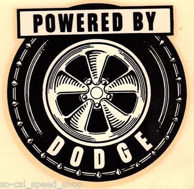 Vintage water decal dodge rat hot rod hemi mopar gasser drag racing nhra scta