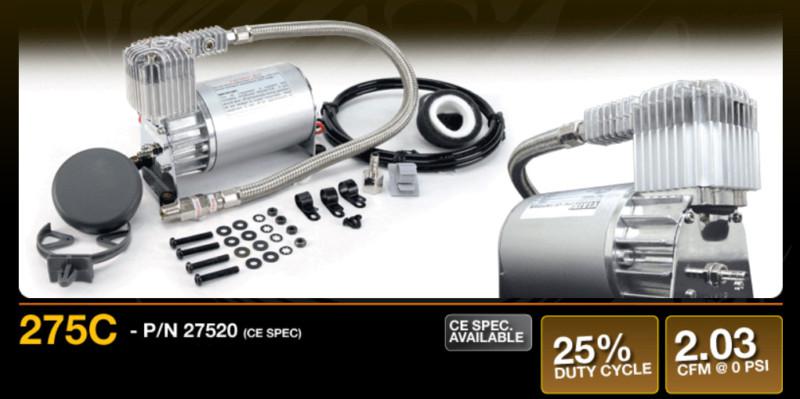 Viair 275c compressor kit (12v, ce, 25% duty, sealed) free shipping