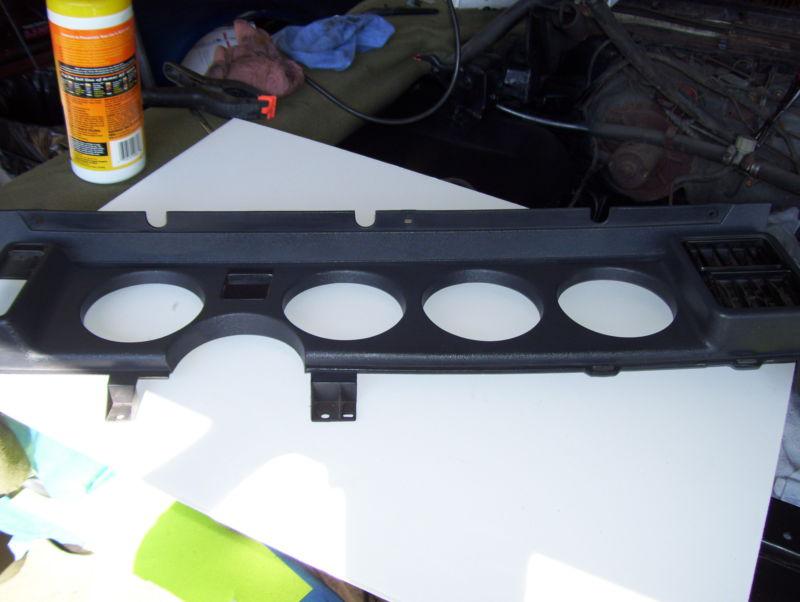 90-92 firebird trans am  instrument cluster trim bezel/ black great condtion