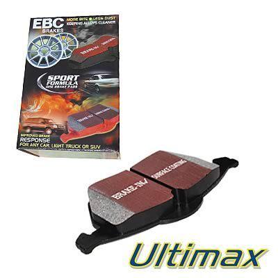 Ebc brakes brake pads ultimax aramid-fiber metallic front toyota highlander set
