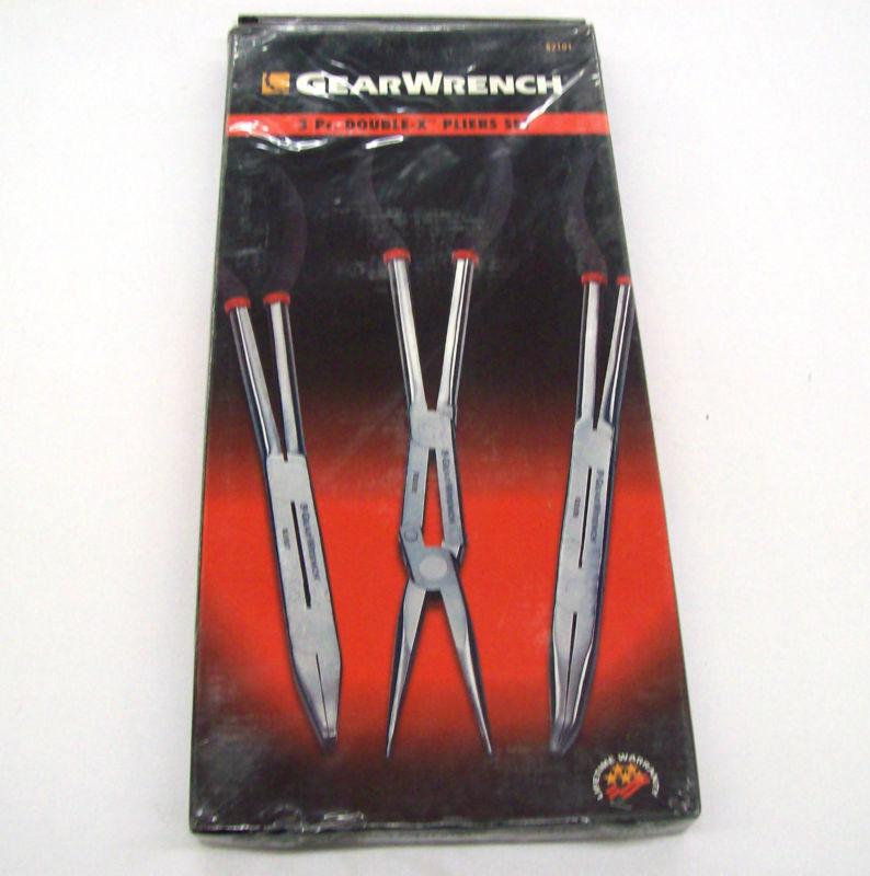 Gearwrench new 82101 3pc double-x pliers set