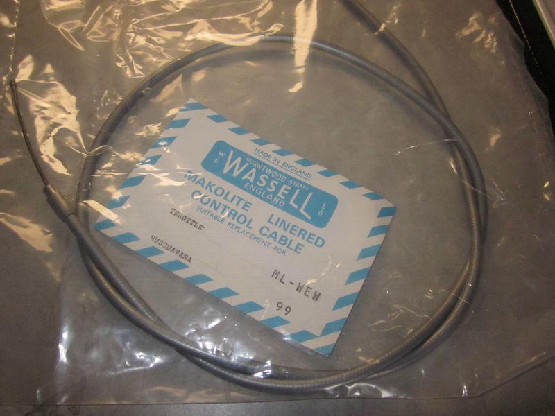 Vintage husqvarna wassell throttle cable ml-wew 99 