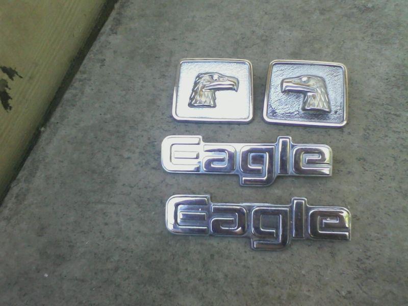 Vintage amc eagle emblem lot