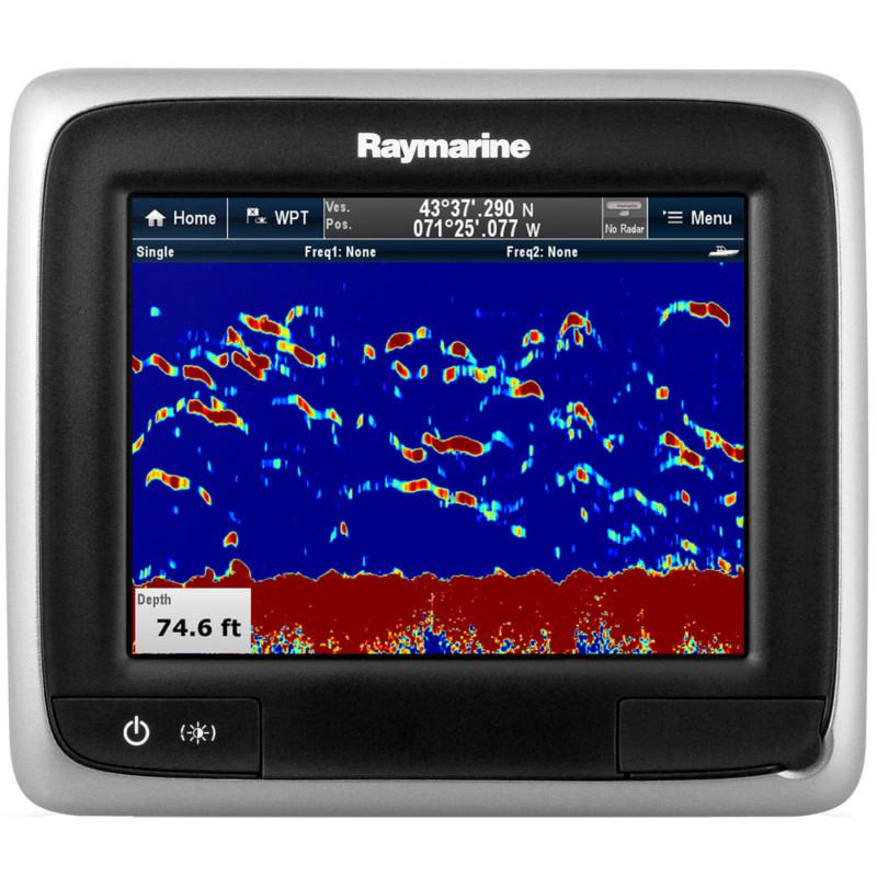 Raymarine a67 mfd touchscreen w/built in sonar - navionics gold charts - us coas