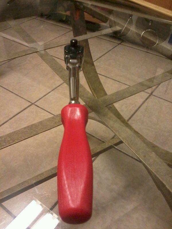 SNAP ON RED HARD HANDLE FLEX HEAD RATCHET THLFD72, US $125.00, image 7