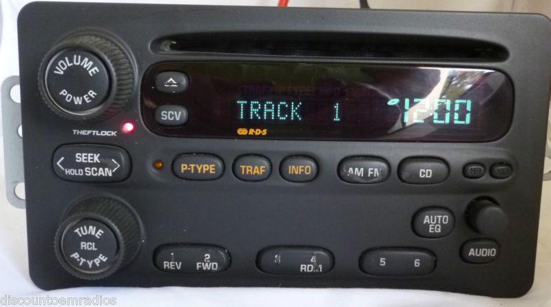 01-04 oldsmobile alero radio cd player 22669641 *