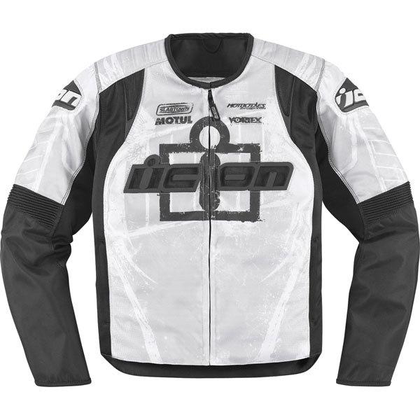 White m icon overlord type 1 textile jacket