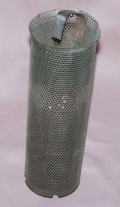 Raw water strainer basket