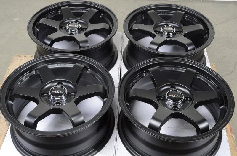 15 4x100 black rims cobalt aerio cabrio yaris jetta corolla miata 4 lug wheels