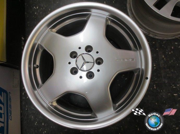 One 00-02 mercedes mbz amg s420 cl500 factory 18" wheel oem rim 65207 rear