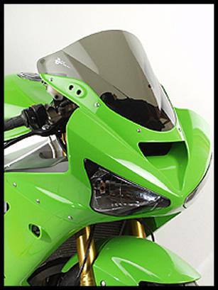 04-05 ninja zx-10r / 05-06 z-750s race windscreen smoke
