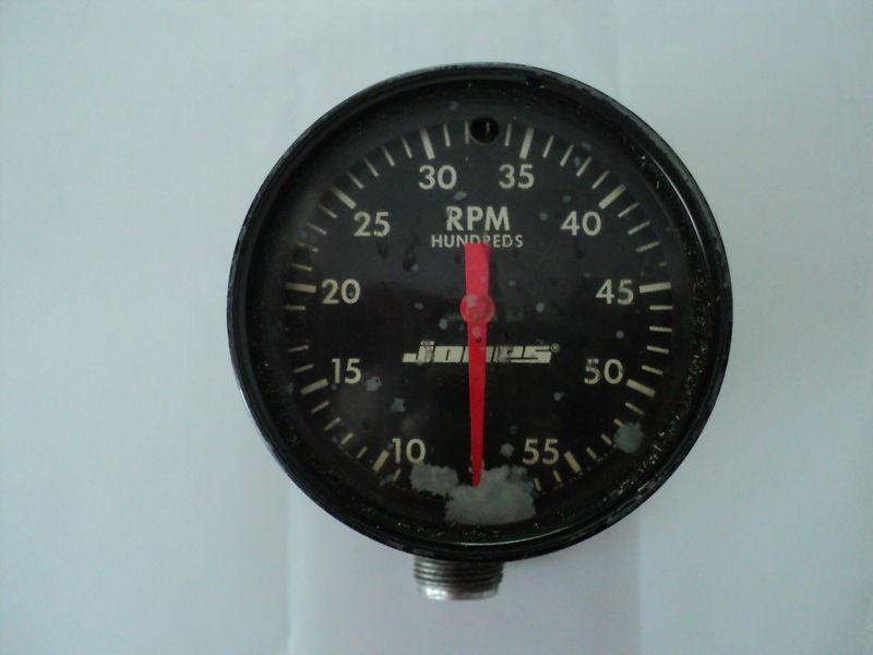 Jones (vintage) tach rpm gauge/ 60000 rpm gauge