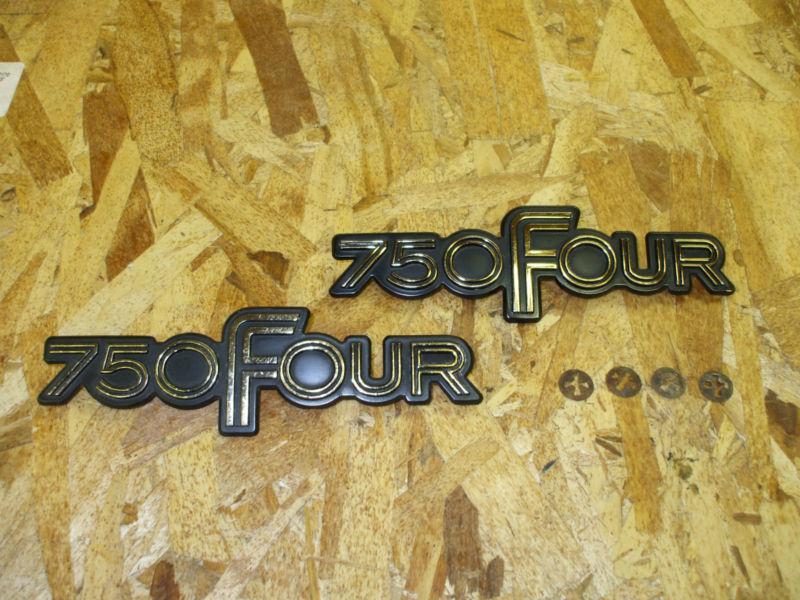 1976 honda cb750 super sport side cover emblems with clips