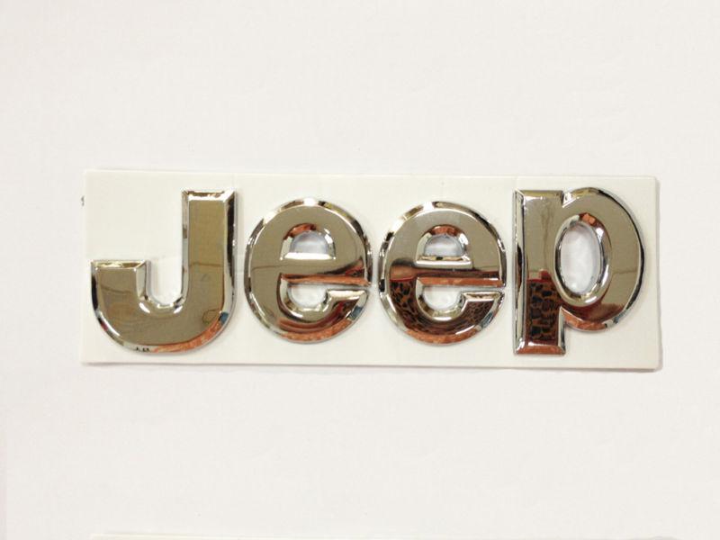 Jeep alphabet metal plating sticker vehicle logo badge emblem letter