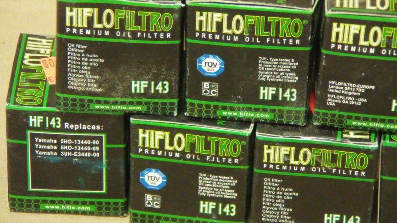 7 hi flo 143 hf143 oil filter lot of 7 yamaha xt tt sr tw atv vintage motorcycle