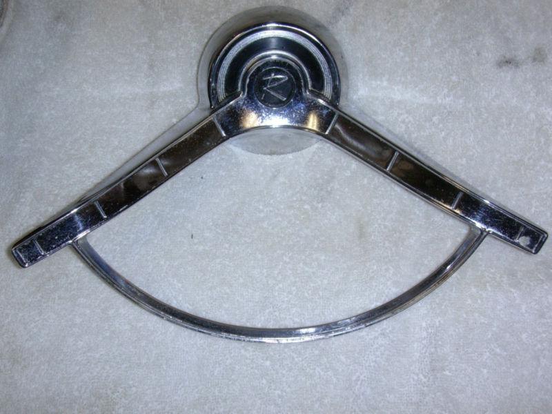 Amc rambler chrome horn ring 1960s