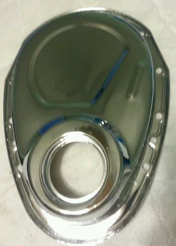 Chevy 350 chrome timing chain cover