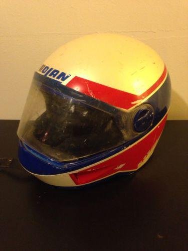 Vintage nolan motorcycle helmet italy used visor full face n33 erre xl
