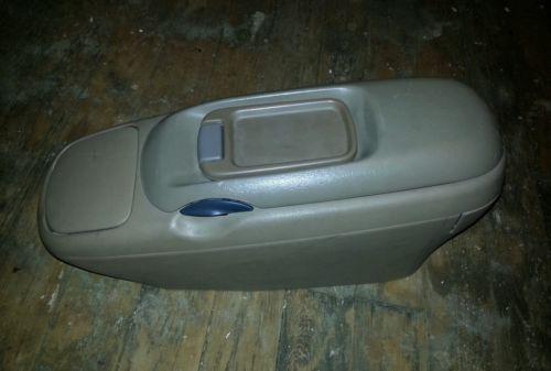 97-99 chevy tahoe suburban yukon 1500 center console complete tan