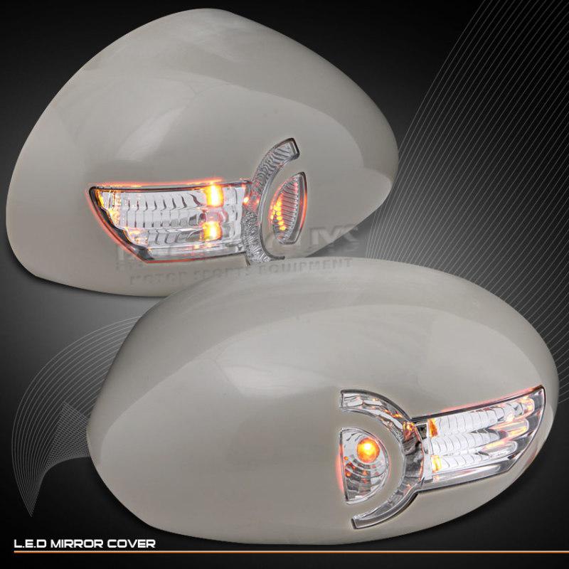 02-08 mini cooper led turn signal side mirror cover exterior outside s 03 04 