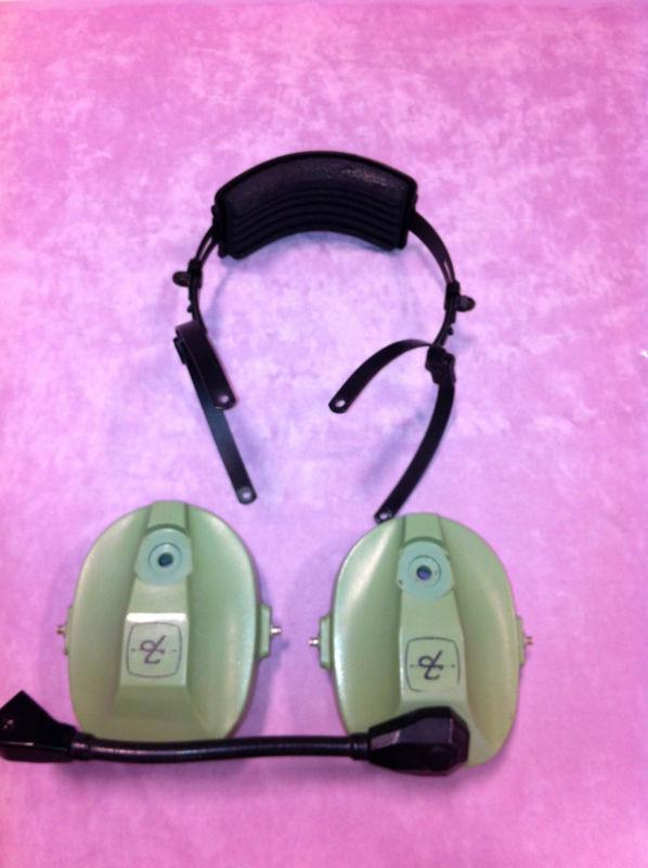 David clark aircraft headset h10-80 parts with mic boom aviation no reserve
