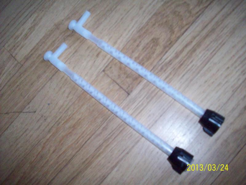 Poly spray atomizing /  static mixing tips quick liner armadillo rhino bed liner