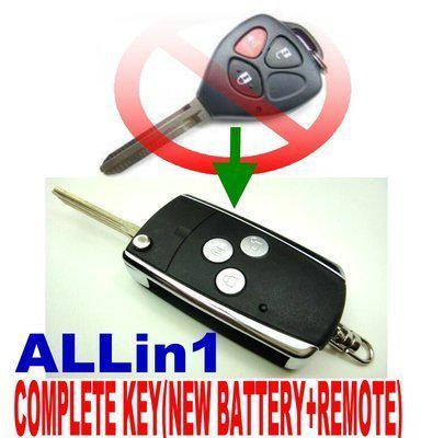 Scion xb allin1 flip chip immobilizer key keyless entry remote entry fob clicker
