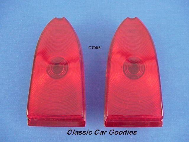 1955-1958 chevy cameo tail light lenses 1956 1957 new!