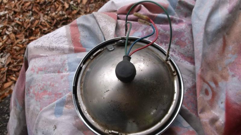 CB77, CB450,Honda,Late Model,Light,NOS Chrome Headlight ring, Bezel, BL. Bomber , US $44.99, image 3