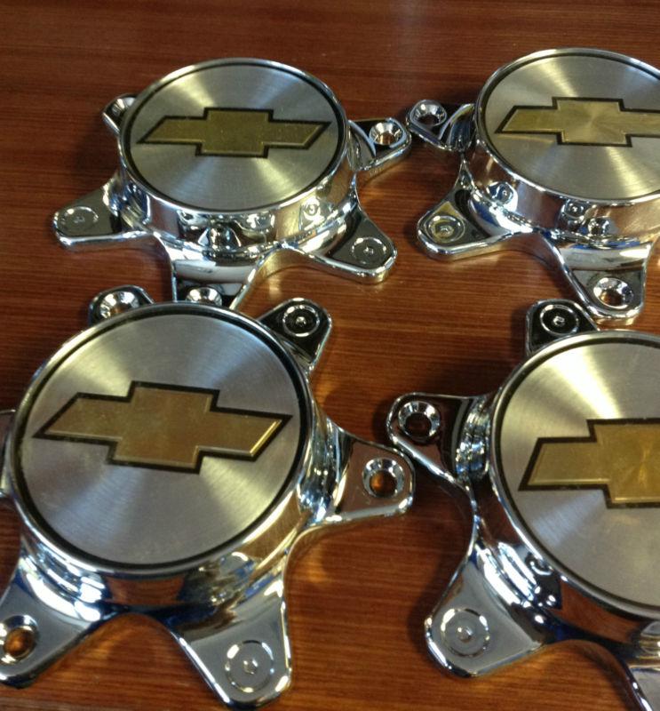 Find Set 4 Center Hub Caps Factory OEM 1999 2000 Chevy Tahoe Z71 Wheel