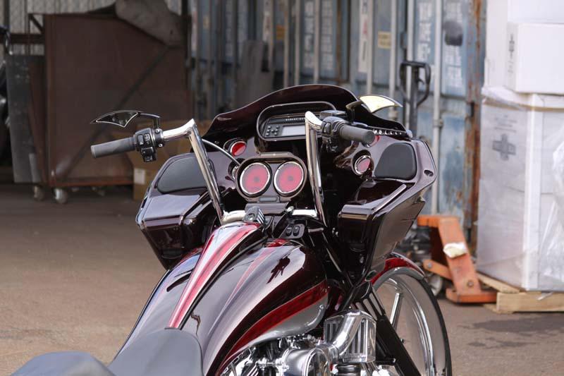 Find CHROME OEM MONKEY BARS 10" PAUL YAFFE HANDLEBAR 9412 FLHR FLTR ROAD GLIDE in